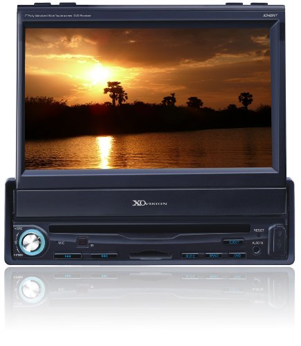 XO Vision X348NT 7-Inch In-Dash Wide Tocuh Screen Motorized DVD Reeiver