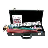 IMAGE OF Western Mah Jong Set in Black Leatherette