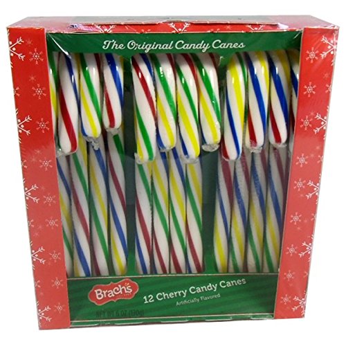 Brachs Peppermint and Cherry Candy Canes (Pack of 2) Food, Beverages Tobacco Food Items Gum