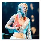 Britney Spears Color Matte Photograph - 12x12 Inches