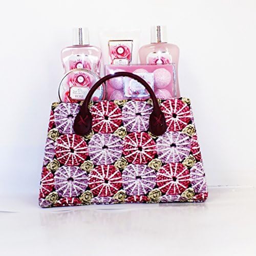 Beautiful Woven Handbag Bath & Body Gift Set