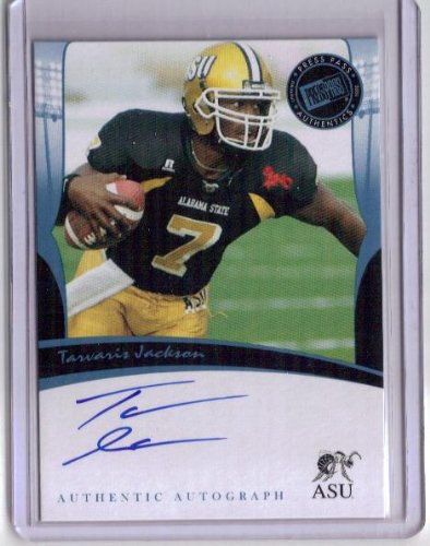 2006 Press Pass Legends Autographs 37 Tarvaris Jackson - Minnesota Vikings (Rookie Insert - Autographed - Football Cards)