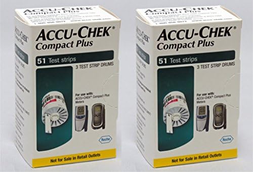 ACCU-CHEK Compact Plus 102 test strips, Expires 3/30/2016