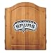 Imperial San Antonio Spurs Licensed Solid Pine Cabinet and Bristle Dartboard Set