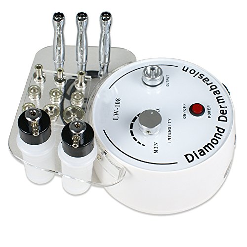 Nova Microdermabrasion® 3 in 1 Diamond Dermabrasion Vacuum Spray Salon Spa Beauty Facial Machine with Free Cotton Filters