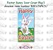Easter Bunny Door Cover Decorations Pkg/1