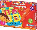 Clementoni - Jouet Premier Age - J'apprends l'orthographe avec Dora