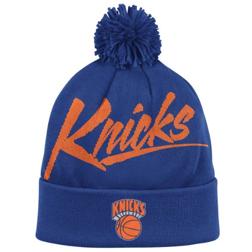 New York Knicks Mitchell & Ness Vice Script Cuffed Knit Hat
