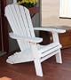 Forever Folding Adirondack Chair in White