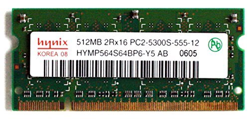 Hynix Memory, 512MB 2RX16 PC2-5300S-555-12 HYMP564S64BP6-Y5 AB 0605