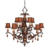 Fine Art Lamps 303940 Large 10LT Chandelier Brighton Pavillion Traditional Indoor Lighting