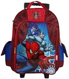 Marvel Spiderman Large 15rolling Backpack Featuring the Rhino and Morbious