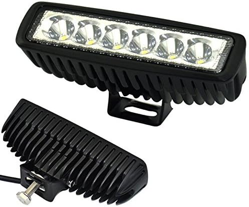 Elecsonix 2x 6inch 18W LED Work Light Bar Driving Lamp Flood