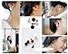 SASAMALL Colorful Double-faced Pearl Double Pearl Beads Plug Stud Earrings WHS541 (2-Sapphire)