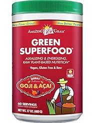 Grocery: Amazing Grass Green SuperFood Berry, 60 Servings, 17 Ounces - Amazing Grass