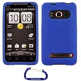 Gizmo Dorks Silicone Cover Case (Blue) for the Sprint HTC EVO 4G