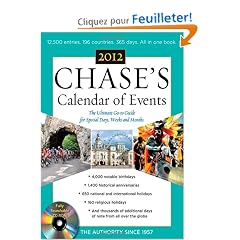 Chase's Calendar of Events, 2012