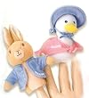 Beatrix Potter SET OF 2 - 3.5" PLUSH FINGER PUPPETS (Peter Rabbit & Jemima Pudde Duck)