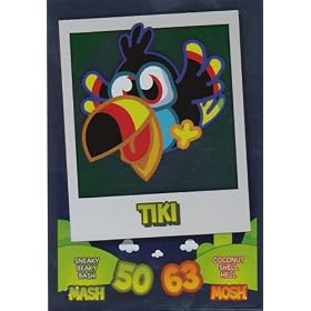 Topps No.111 Tiki Foil Card Moshi Monsters Mash Up de cartes ? collectionner [jouet]