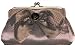 Chilli Pepper Womens Evening Bow Bag, Brown.