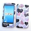 HTC G2 / Vision (T-Mobile) Snap On Protector Hard Case "Patterns of Love" Design