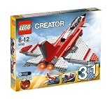 LEGO Creator - L'avion supersonique - 5892 + CREATOR - 6743 LE BOLIDE VERT (Legos Creator pack bundle)