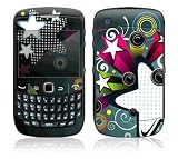 Retro Stars Design Decal Skin Sticker for BlackBerry Curve 8500 Cell Phone