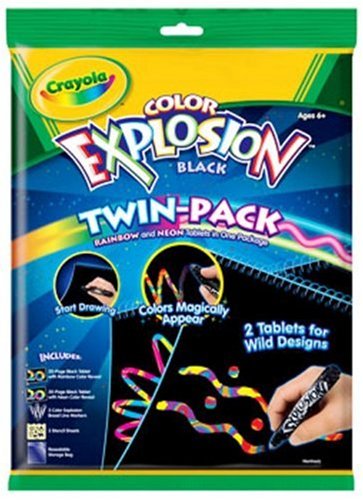 Childrens Toyshop  Toys : Crayola Color Explosion Twin Pack Black