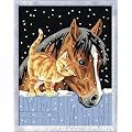 Ravensburger 28163 - Fohlen mit K�tzchen - Malen nach Zahlen Glitzer, 24x18 cm