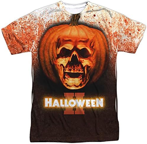 Halloween II 1981 Horror Thriller Slasher Movie Poster Adult Front Print T-Shirt
