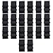 RDEXP Black RJ45 Coupler Inline Cat6 Inline Coupler Female to Female Insert Coupler Ethernet Cable Extender Adapter Set of 20