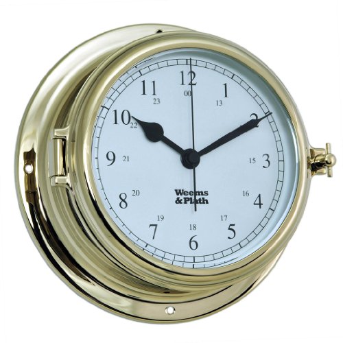 Weems and Plath Endurance II 135 Quartz Clock, Brass