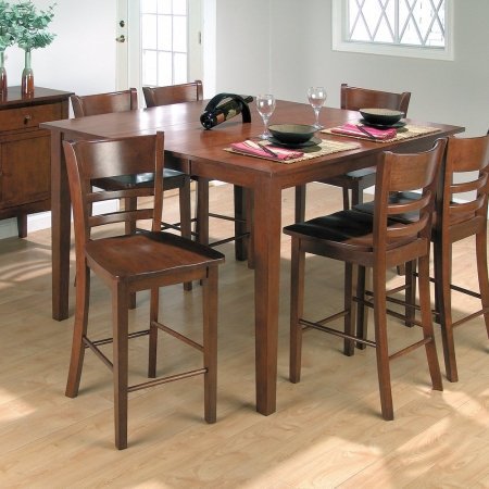 Counter Height Dining Table in Rich and Warm Toned