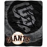 MLB San Francisco Giants 50-Inch-by-60-Inch Raschel Plush Throw "Retro" Design