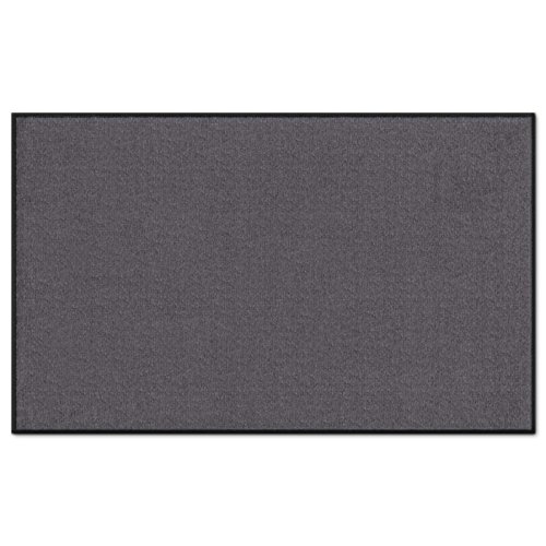 casa pura® JOY Premium Entrance Mat – Gray, (24″ x 72″) – Multiple Sizes | Vibrant Color, Machine Washable, Non-slip Backing
