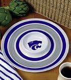 14 Kansas State Wildcats Melamine Chip and Dip Serving Tray