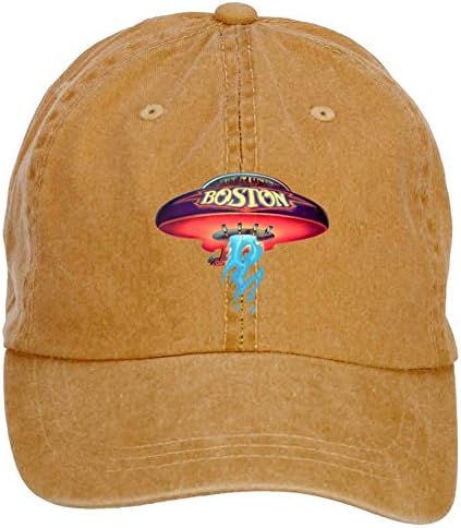 nmmnggsimida Unisex Boston Rock Band Spaceship Logo Baseball Caps One Size ColorName Velcro Adjustable