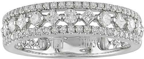10K White Gold 1 CT TDW Diamond Fashion Ring (G-H, I2-I3)