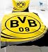 Produkteigenschaften:Durch den Titelgewinn in der Saison 2010/2011 weist Borussia Dortmund insgeamt 
sieben deutsche Meisterschaften auf. Die Dortmunder Borussia war auch der erste Verein aus 
Deutschland der einen Europapokal gewinnen konnte. Im Hampden Park von Glasgow besiegte Borussia 
Dortmund die Mannschaft des FC Liverpool mit 2:1 nach Verl�ngerung.Fussball Fan Bettw�schen sind die 
Klassiker unter den Fan Artikeln und ein gern gesehenes Geschenk bei jedem Fussball Fan! Die 
2-teilige Borussia Dortmund Fan Bettw�sche 