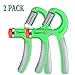 2 Pack Hand Grip Strengthener Adjustable Resistance 22 To 88 Lbs Strength Trainer Exerciser Gripper