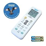 HQRP Universal A/C Remote Control compatible with TADIAIR TADIRAN TAIYA TCL TEAC TECO TIANJINKONGTIAO TIANYUAN TOBO Air Conditioner plus HQRP Coaster