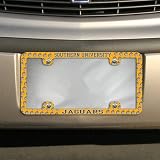 NCAA Southern University Jaguars Thin Rim Mini-Logo License Plate Frame