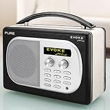 Pure EVOKE-MIO-MIDNIT Pure Mio DAB/FM Radio with Built-In ChargePAK in Midnight Leather Effect