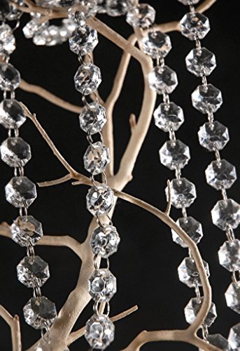 CrystalPlace 6 Feet Faux Crystal Beads Chain Garland