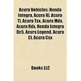 Acura Vehicles: Honda 