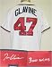 Tom Glavine Autographed/Hand Signed Atlanta Braves Baseball Jersey with 300 wins Inscription
