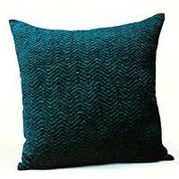 Jovi Home Royal Chenille Cushion, Teal