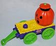 Fisher Price Little People Halloween Wagon with Pumpkin and Black Cat 2002