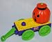 Fisher Price Little People Halloween Wagon with Pumpkin and Black Cat 2002