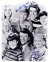 Susan Olsen & Barry Williams autographed 8x10 Brady Bunch cast photo